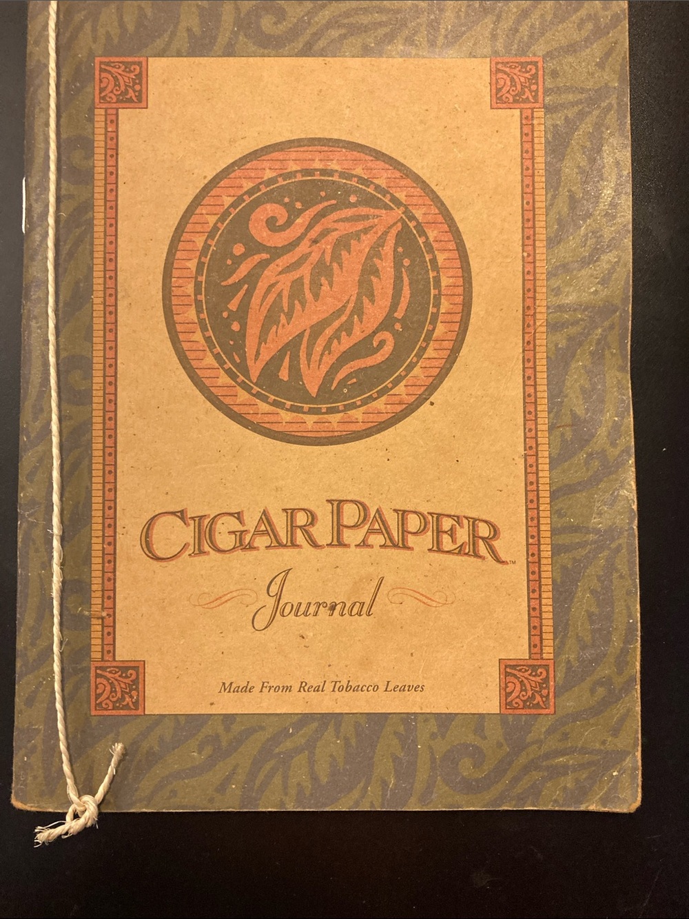 Cigar Paper Journal - Brown & Green Cover